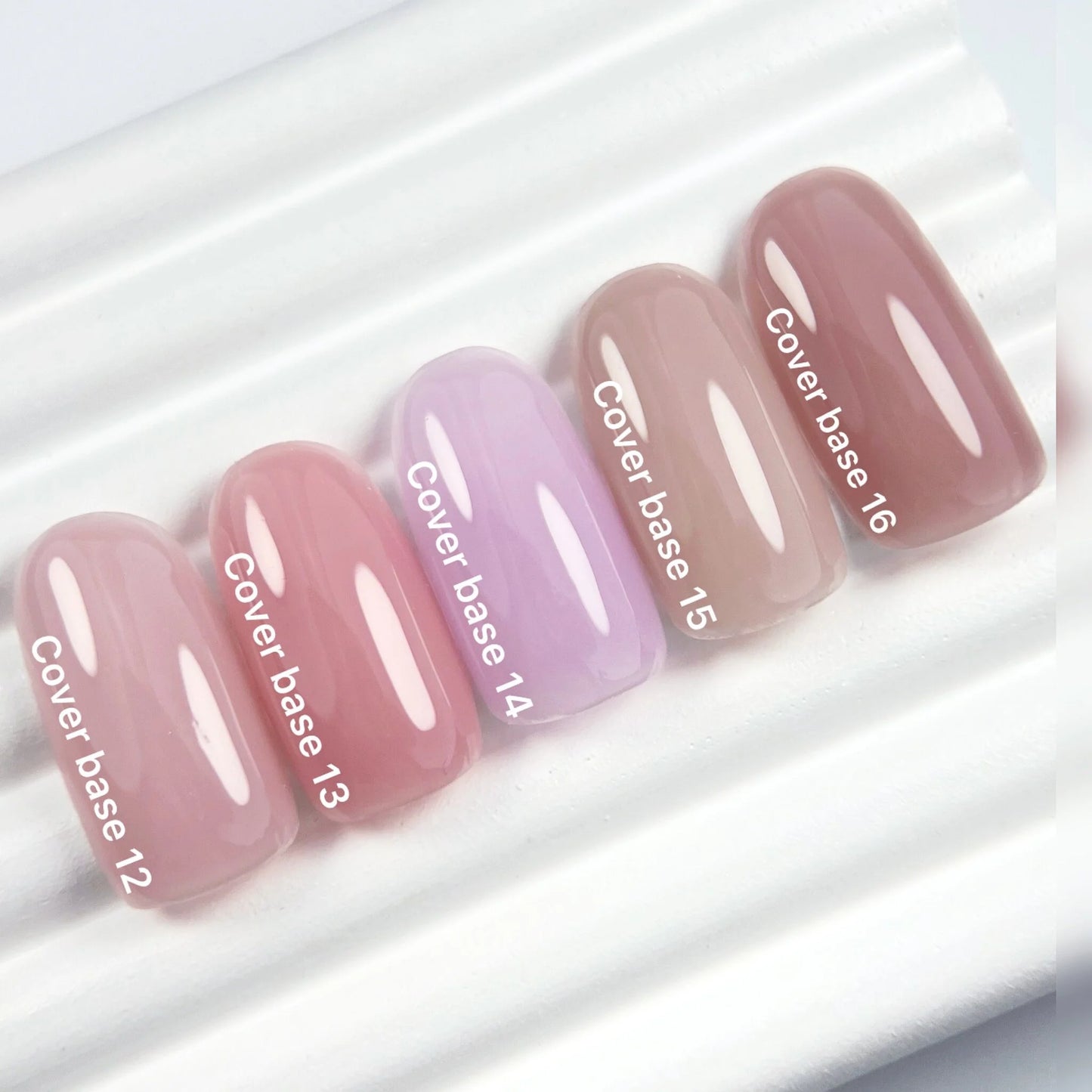 Nailsoftheday Cover Base NEW Formula 12 — muted beige-pink camouflage base coat for nails, 30 ml.