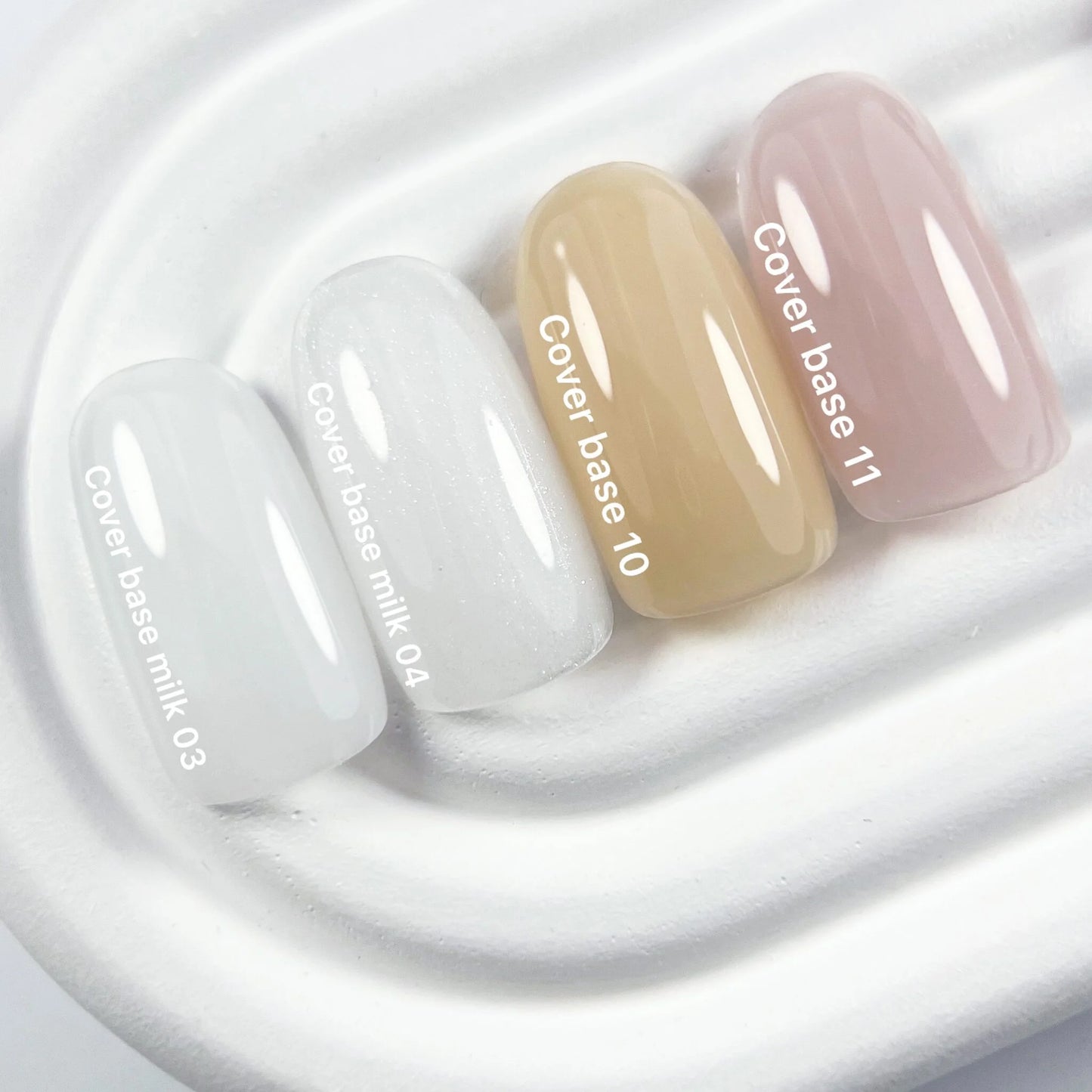 Nailsoftheday Cover Base NEW Formula 11 — base camuflante nude chiaro semitrasparente per unghie, 30 ml.