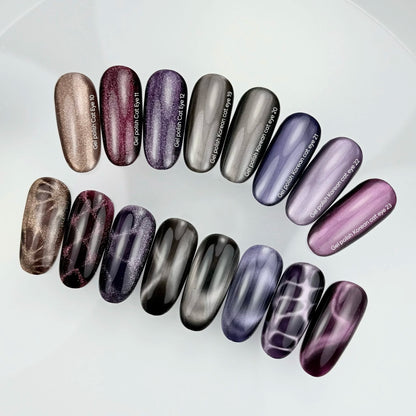 NAILSOFTHEDAY Korean Cat Eye 21 — a plum cat eye gel polish. 6 ml.