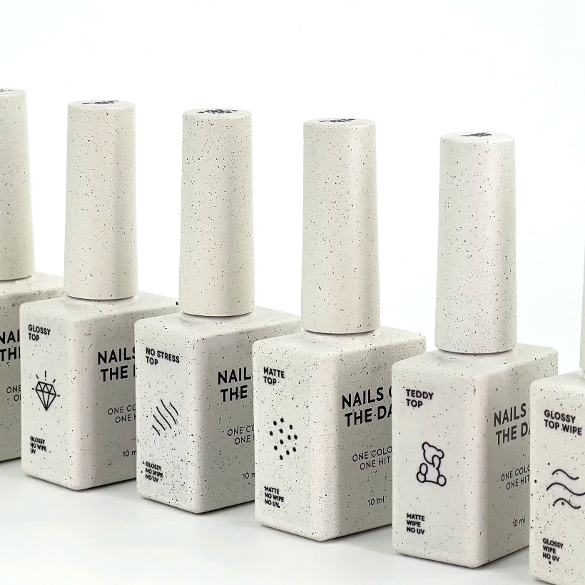 NAILSOFTHEDAY Glossy top wipe - glossy top with a sticky layer, without UV filters, 10 ml