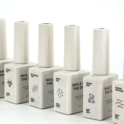 NAILSOFTHEDAY Glossy top wipe - glossy top with a sticky layer, without UV filters, 10 ml