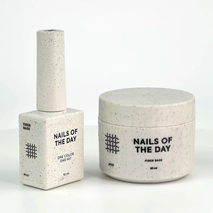 NAILSOFTHEDAY Fiber base – base for nails with nylon fibers, 30 ml