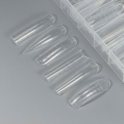 NAILSOFTHEDAY Dual Form Pro Mix 6 (Type 11) — kit de formes supérieures avec 6 types différents, 12 tailles par type, 144 pièces au total.