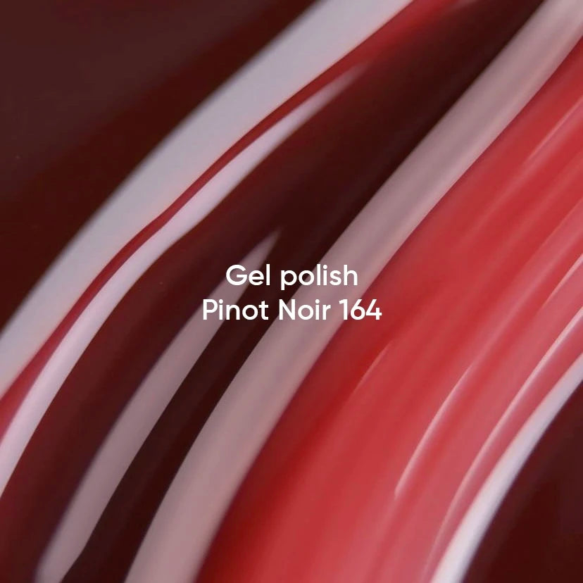 NAILSOFTHEDAY Gel Polish Pinot Noir 164 – esmalte semipermanente rojo vino con efecto vitral, 10 ml №3
