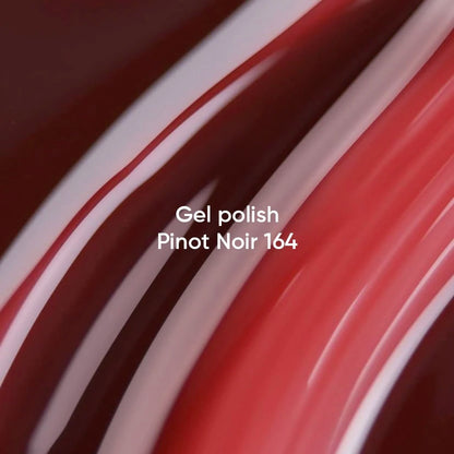NAILSOFTHEDAY Gel Polish Pinot Noir 164 – esmalte semipermanente rojo vino con efecto vitral, 10 ml №3
