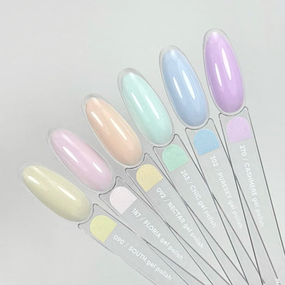 NAILSOFTHEDAY Gel Polish Puresky — vernis gel bleu ciel pastel avec une couvrance totale en une seule couche, 10 ml.