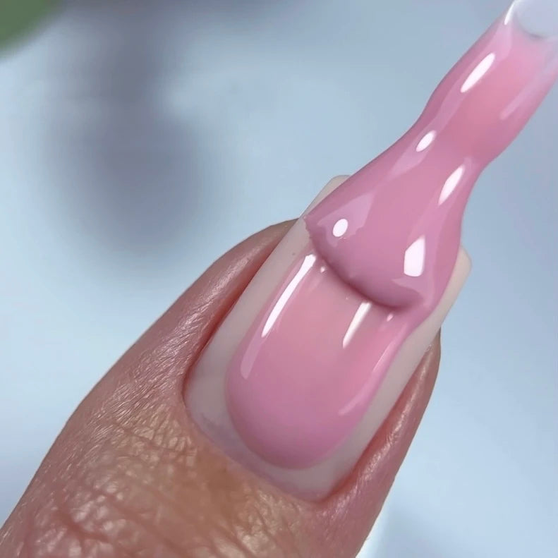 Nailsoftheday Cover base NEW Formula 02 — pink-nude camouflage base coat for nails, 30 ml №3
