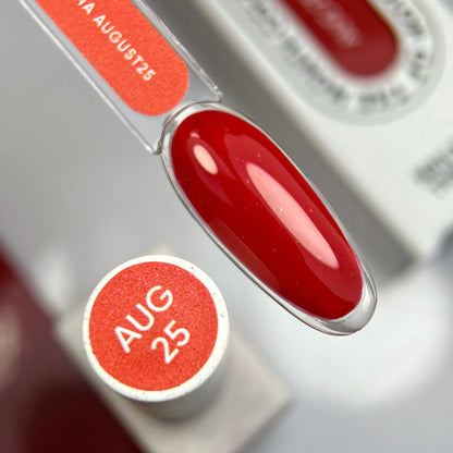 NAILSOFTHEDAY Color of the Month – August 2025
Kalyna – a deep viburnum red with fine pink shimmer. Full coverage in just one coat. 10 ml