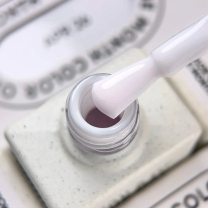 NAILSOFTHEDAY Color of the Month April 2026 — Cloudy
A milky white shade with a subtle pink veil, providing one-coat coverage, 10 ml