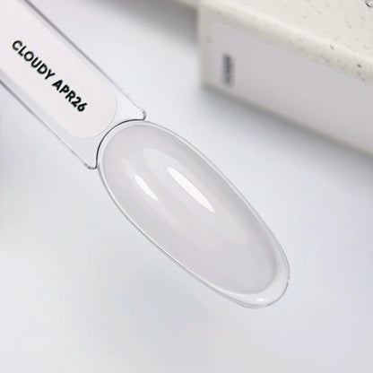 NAILSOFTHEDAY Color of the Month April 2026 — Cloudy
A milky white shade with a subtle pink veil, providing one-coat coverage, 10 ml