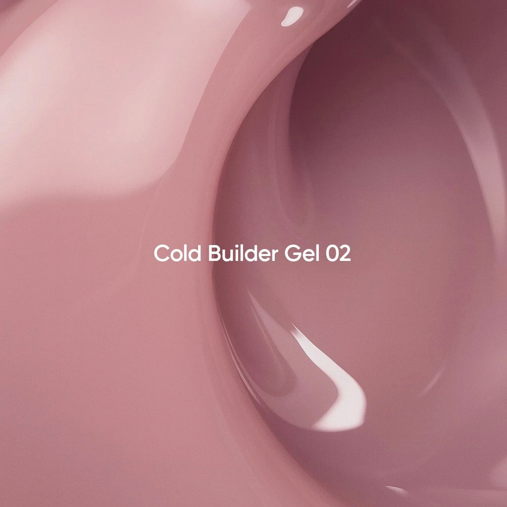 NAILSOFTHEDAY Cold Builder Gel 02 — nude pink builder gel for nail extensions, 15 ml.