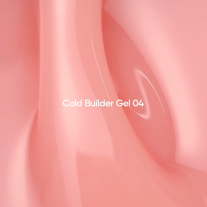 NAILSOFTHEDAY Cold Builder Gel 04 — peach builder gel for nail extensions, 15 ml.