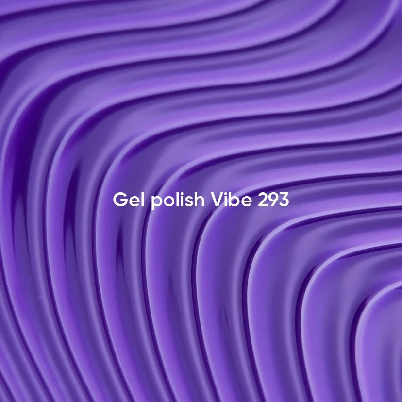 NAILSOFTHEDAY Gel Polish Vibe 293 — esmalte semipermanente violeta intenso con cobertura en una sola capa, 10 ml