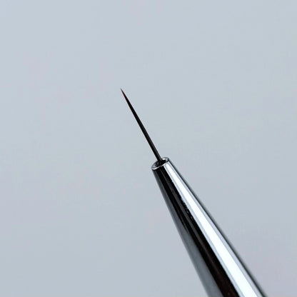NAILSOFTHEDAY Professional Brush Liner — a professional metal nail brush with cap, designed for fine detailing and line work, liner 8 mm.