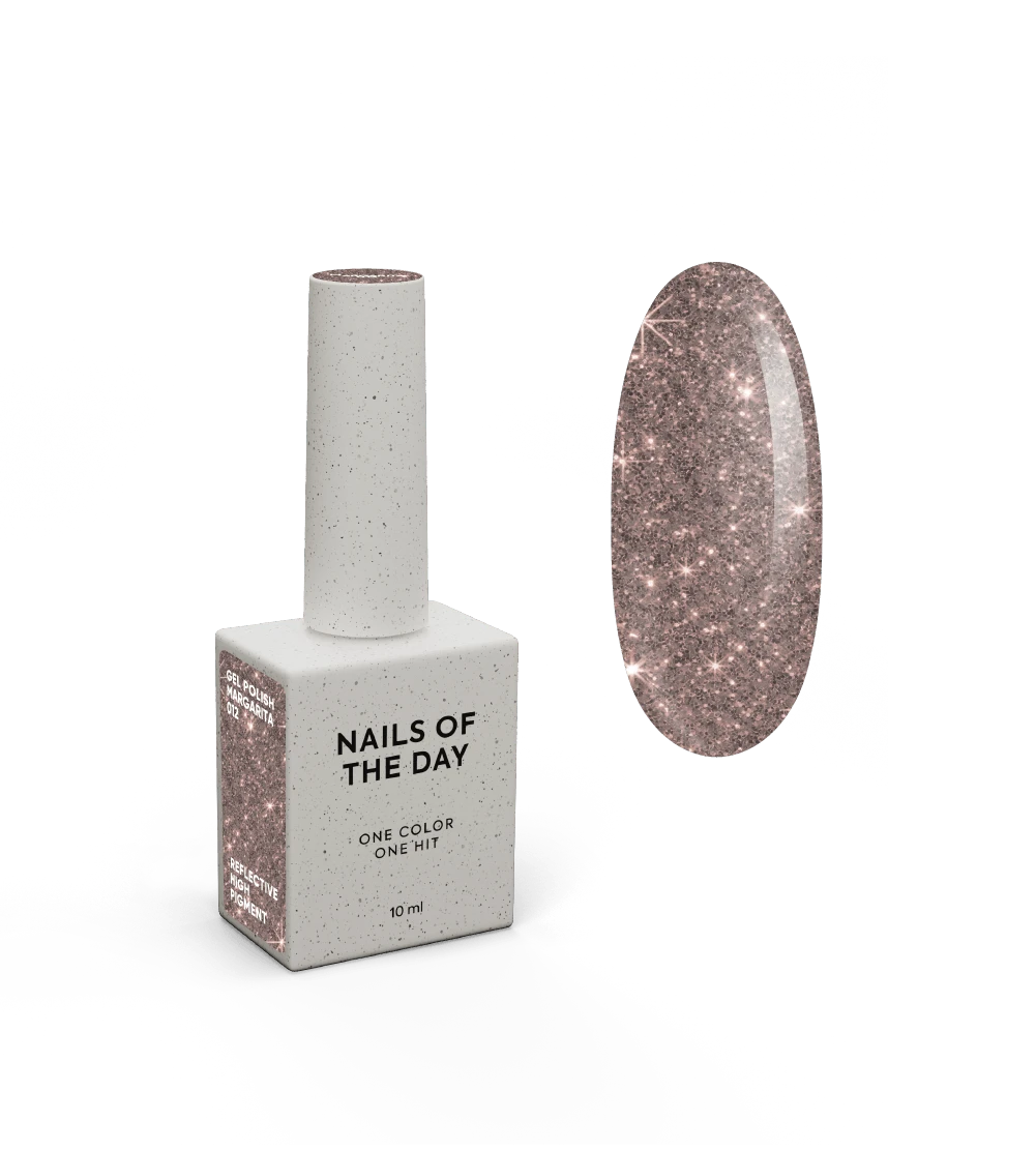 NAILSOFTHENIGHT Margarita gel polish: esmalte semipermanente nude rosado reflectante para uñas, 10 ml
