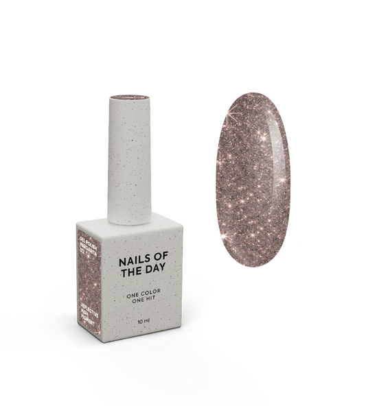 NAILSOFTHENIGHT Polish Margarita gel — verniz gel reflexivo rosa nude para unhas, 10 ml