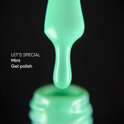 NAILSOFTHEDAY Let's Special Mint — vernis gel menthe pour ongles couvrant en une seule couche, 10 ml