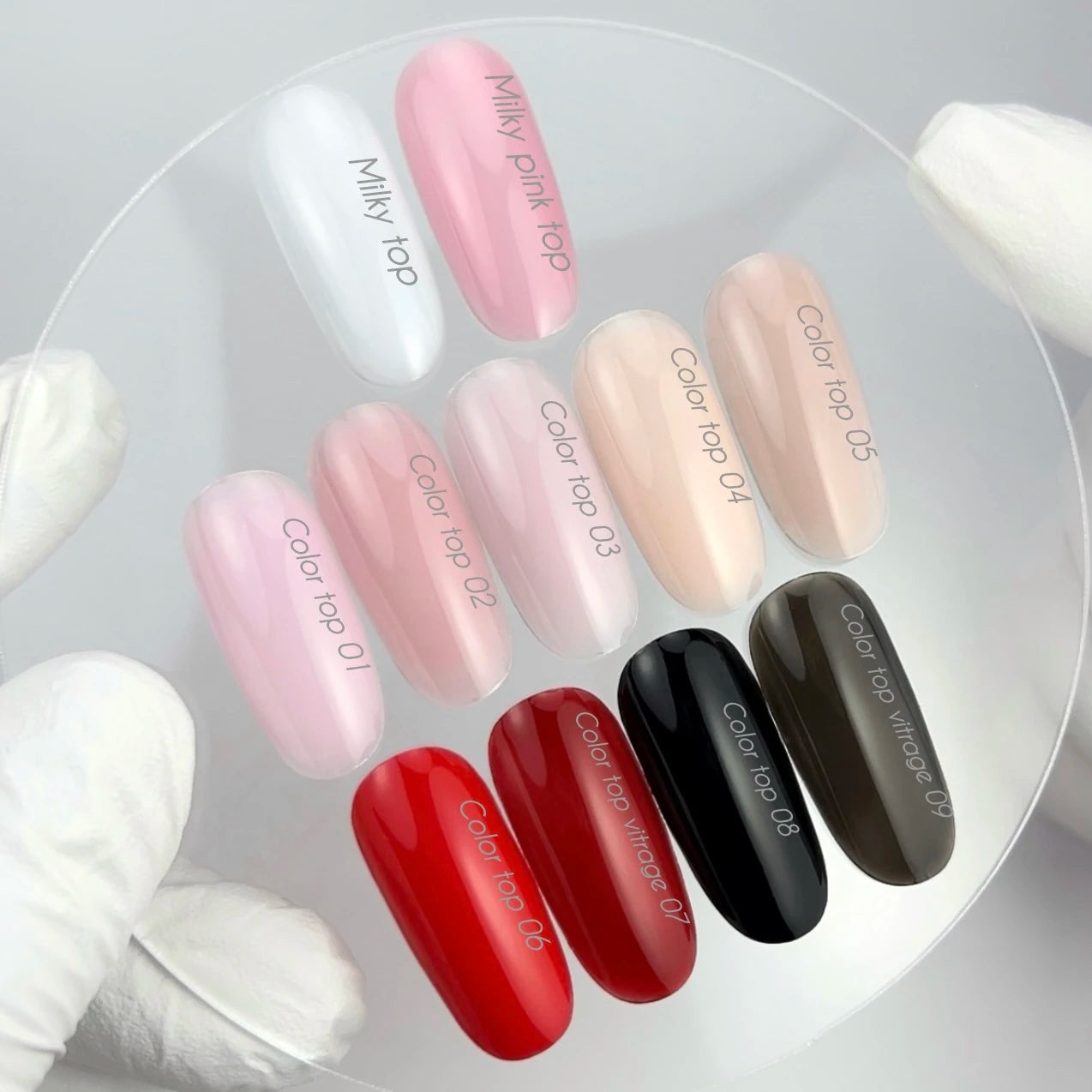 NAILSOFTHEDAY Top rosa leitoso - top rosa leitoso suave sem camada pegajosa para unhas, 10 ml