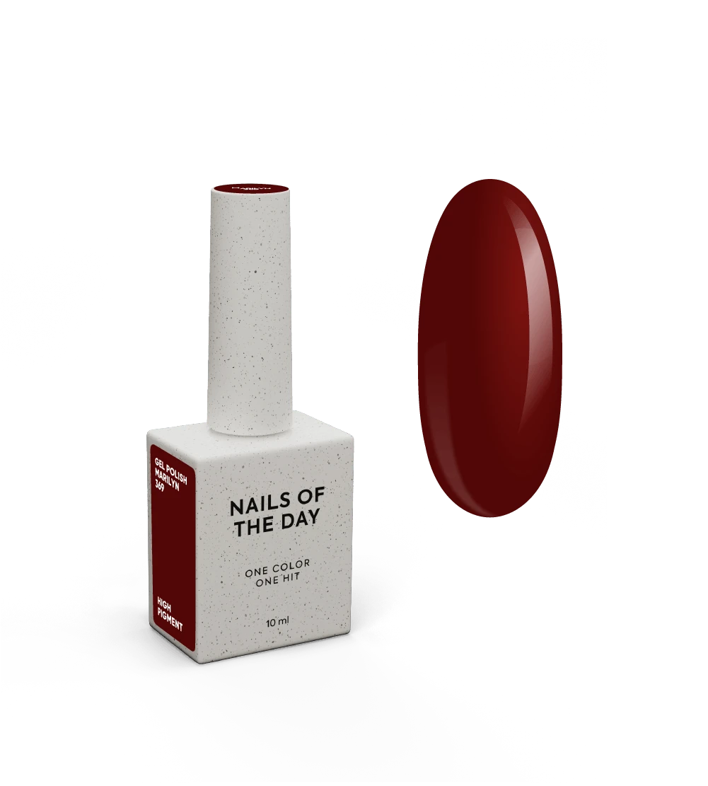 NAILSOFTHEDAY Rendiamo speciale Marilyn: smalto gel cotto sangue che copre uno strato, 10 ml