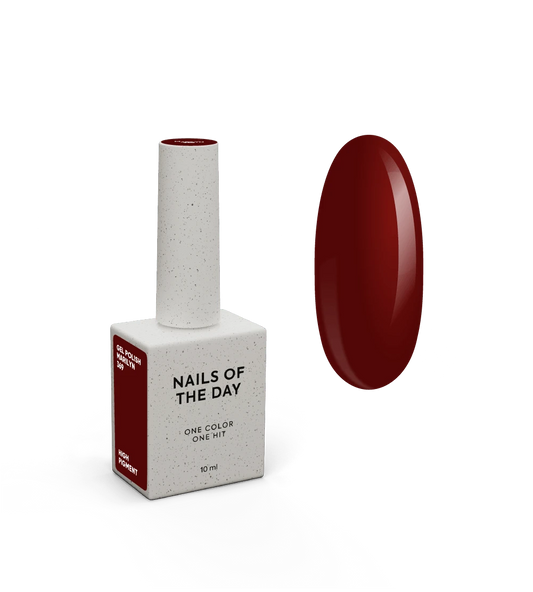 NAILSOFTHEDAY Let's special Marilyn — esmalte de gel de sangue assado cobrindo uma camada, 10 ml