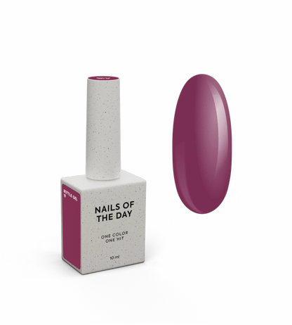 NAILSOFTHEDAY Bottle Gel 19 – gel ultra-resistente bordeaux, 10 ml.