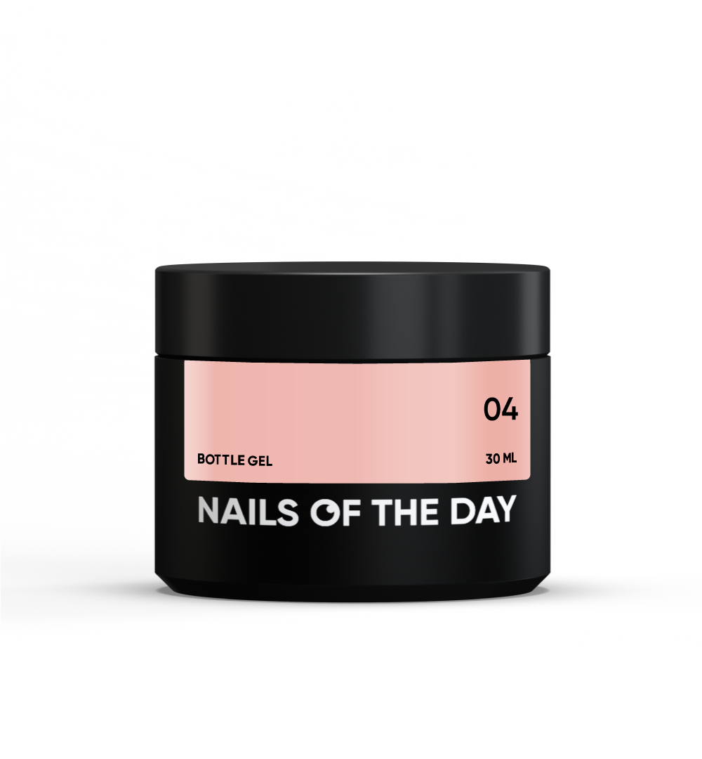 NAILSOFTHEDAY Bottle gel 04 – gel ultrafuerte (beige leche), 30 ml