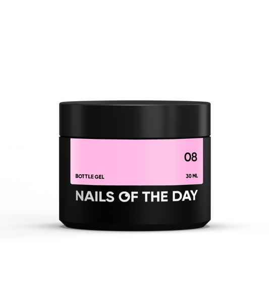 NAILSOFTHEDAY Bottle gel 08 – надміцний гель ТОЙ самий легендарний ботл, 30 мл