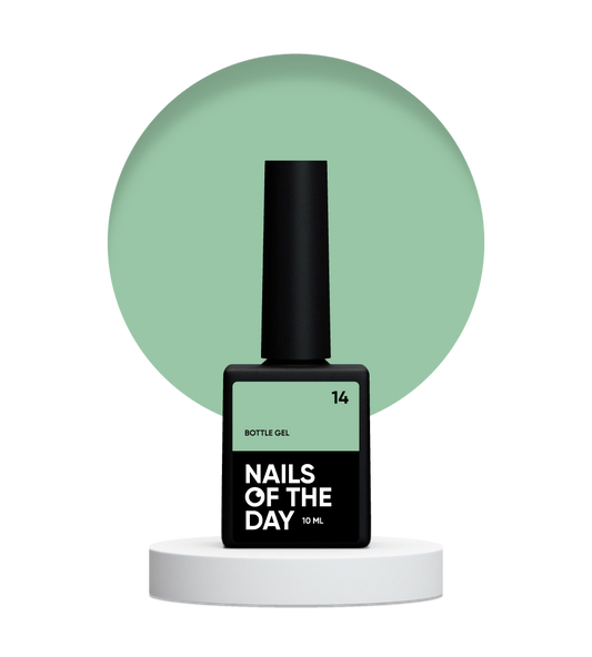 NAILSOFTHEDAY Garrafa gel 14 — gel ultra forte para unhas, 10 ml