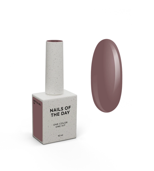 NAILSOFTHEDAY Bottle Gel 36 – gel ultraresistente nude con sottotono lilla per il rinforzo delle unghie, 10 ml