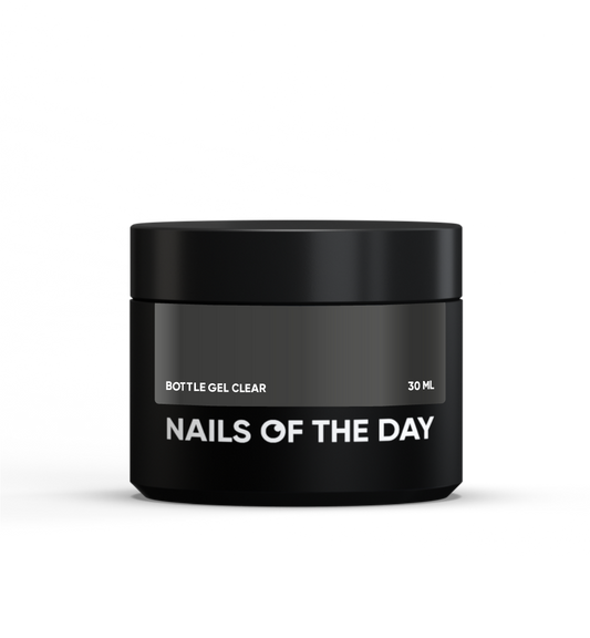 NAILSOFTHEDAY Bottle gel clear – прозорий надміцний гель, 30 мл