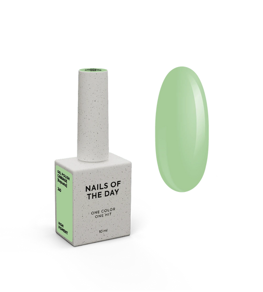 NAILSOFTHEDAY Gel polish Cabbage [Kapusta] 240 — зелено-салатовий гель-лак, що перекривається в один шар, 10 мл