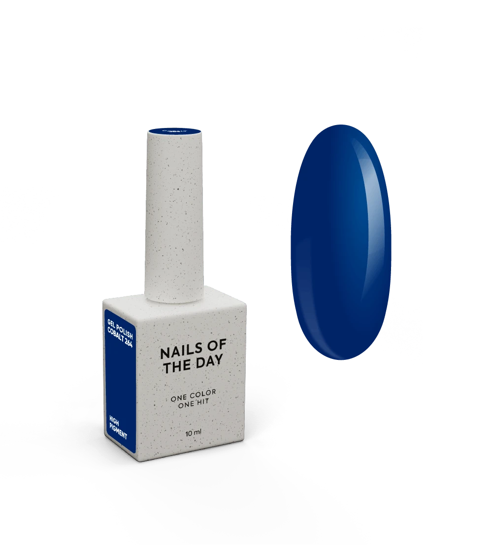 NAILSOFTHEDAY Let's Special Cobalt — vernis à ongles gel bleu profond couvrant une couche, 10 ml