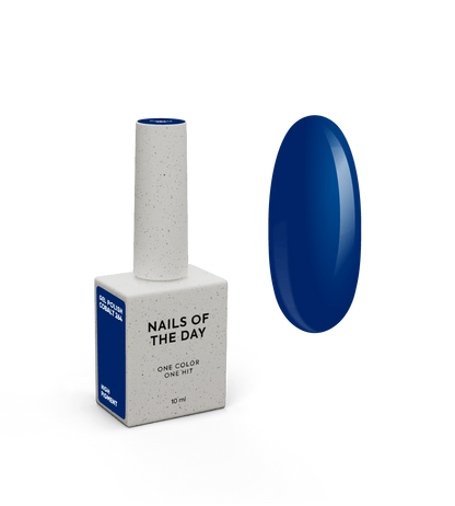 NAILSOFTHEDAY Let's Special Cobalt — vernis à ongles gel bleu profond couvrant une couche, 10 ml