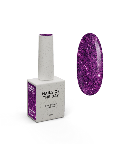 NAILSOFTHENIGHT Polish Cosmopolitan Gel — verniz gel reflector rosa escuro, 10 ml