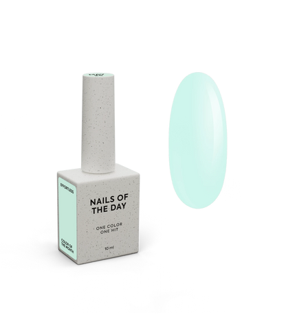 NAILSOFTHEDAY Color of the Month May 2025 – Effortless, A bleached, cool mint shade with one-coat coverage, 10 ml