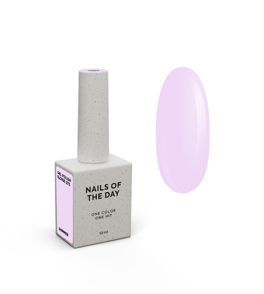 NAILSOFTHEDAY Let's special Eloise — verniz gel rosa frio com brilho fino, 10 ml