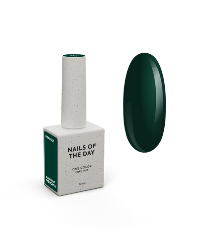 NAILSOFTHEDAY Farbe des Monats September 2025 Everroot -
Ein sattes, tiefes Grün mit voller Deckkraft in einer Schicht, 10 ml.