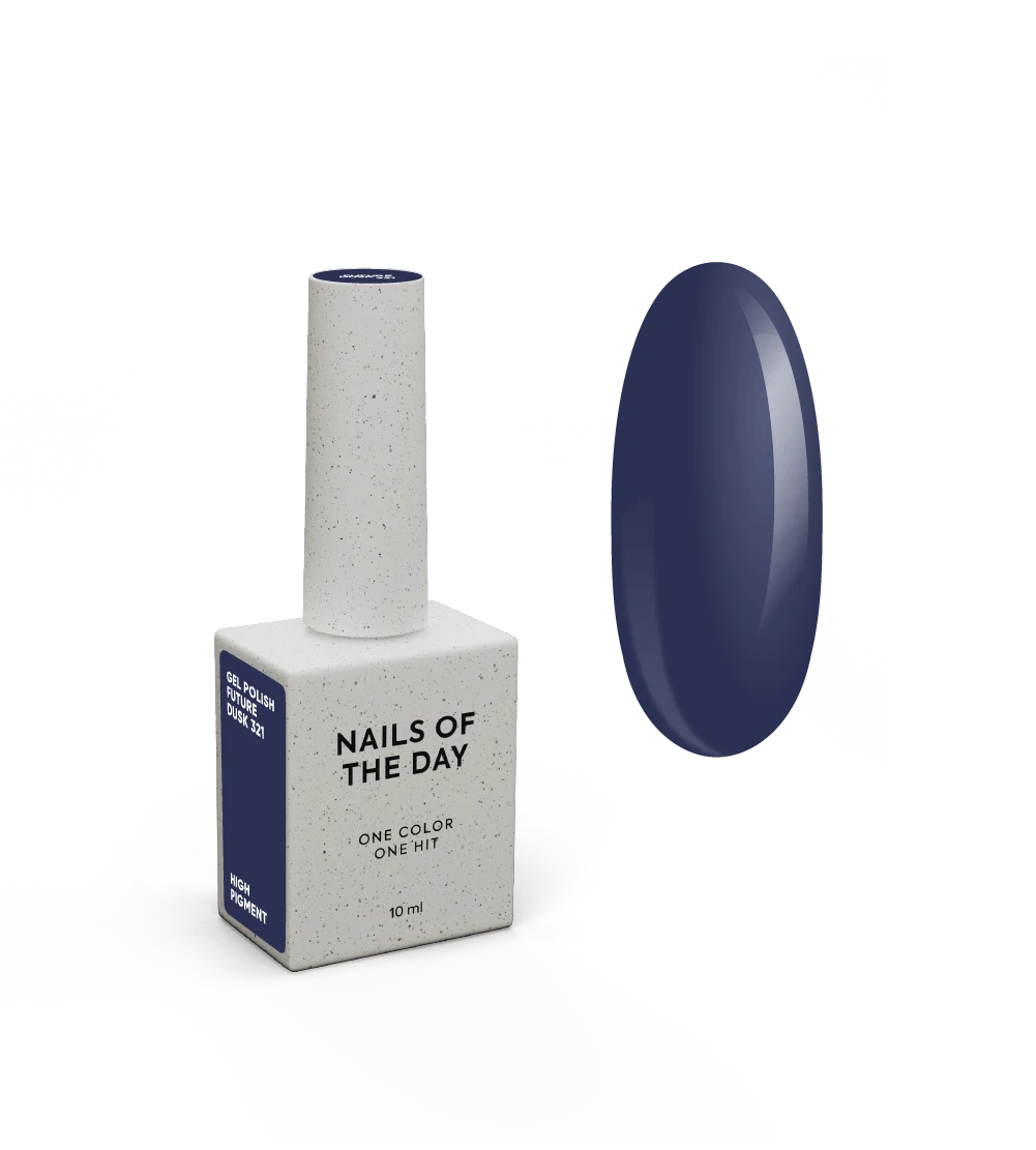 NAILSOFTHEDAY Let's Special Future Dusk — esmalte semipermanente de uñas de color  azul oscuro, monocapa 10 ml