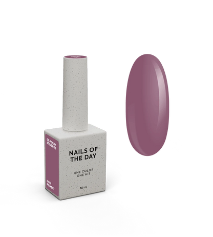 NAILSOFTHEDAY Gel Polish Atelier 178 — vernis semi-permanent rose poudré foncé, couvrant en une seule couche, 10 ml
