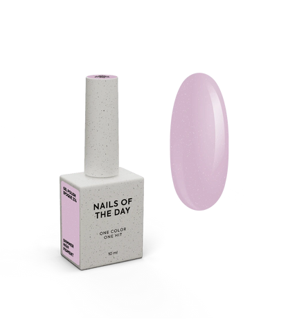 NAILSOFTHEDAY Gel Polish Epoque 274 — vernis semi-permanent mauve poudré avec shimmer, couvrant en une seule couche, 10 ml
