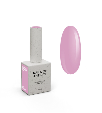 NAILSOFTHEDAY Gel Polish Rosewood 064 — powdery pink gel polish with full coverage in one coat, 10 ml
