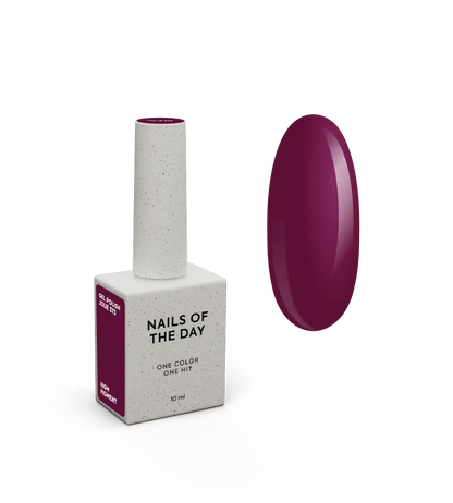 NAILSOFTHEDAY Let's special Jolie — verniz gel marsala cobrindo uma camada, 10 ml