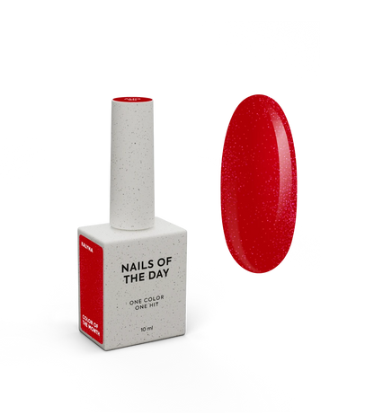 NAILSOFTHEDAY Color of the Month – August 2025
Kalyna – a deep viburnum red with fine pink shimmer. Full coverage in just one coat. 10 ml
