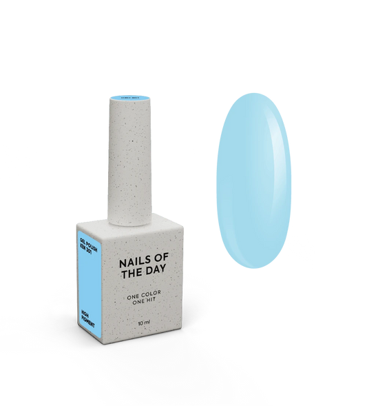 NAILSOFTHEDAY Let's special Ken — uno speciale smalto gel azzurro cielo che si sovrappone in uno strato, 10 ml