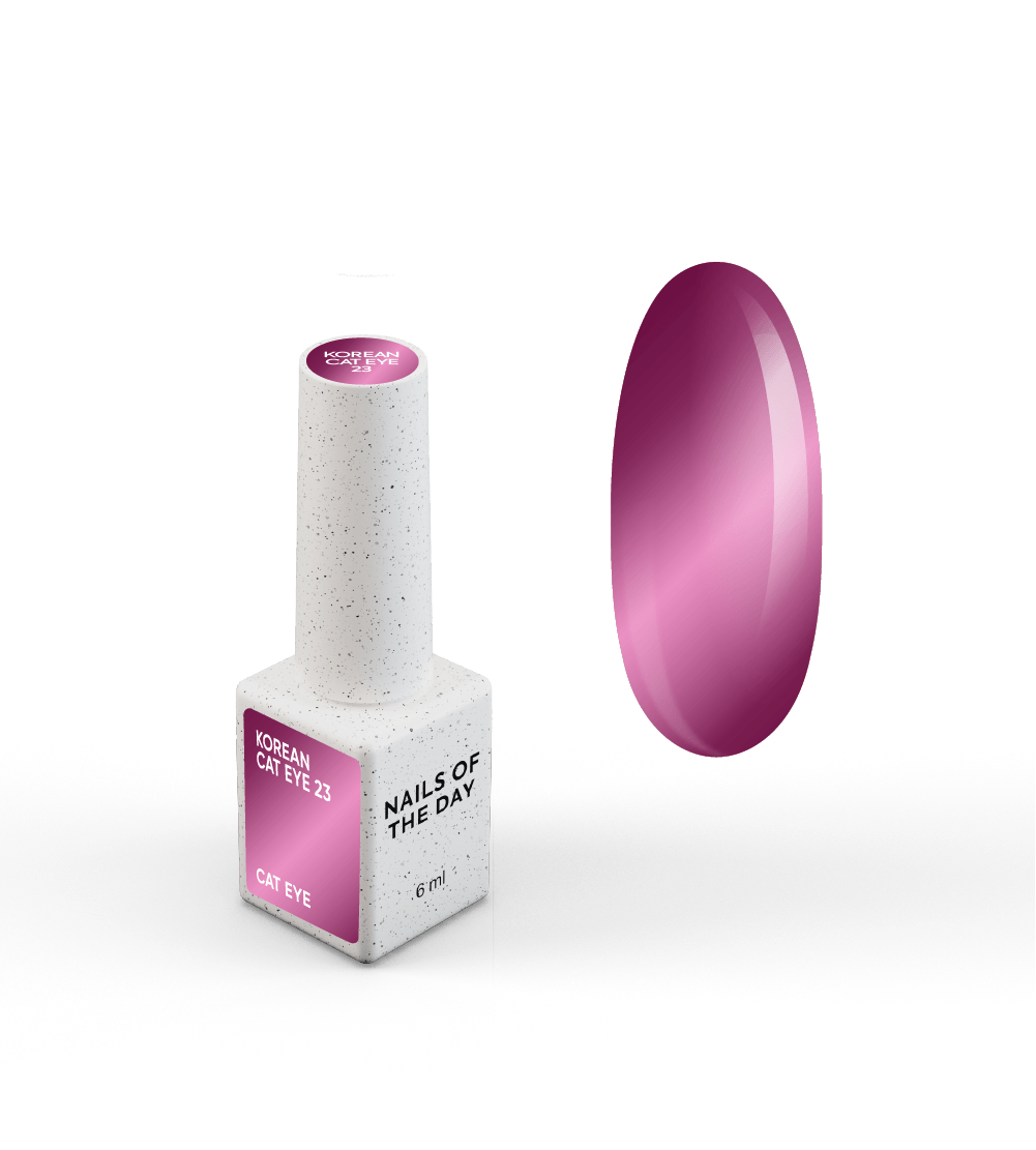 NAILSOFTHEDAY Korean Cat Eye 23 — a pink-purple cat eye gel polish. 6 ml.