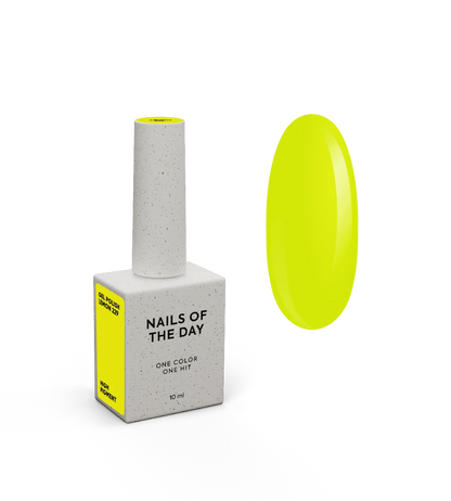 NAILSOFTHEDAY Let's Special Lemon - un vernis gel spécial néon-citron superposé en une seule couche, 10 ml