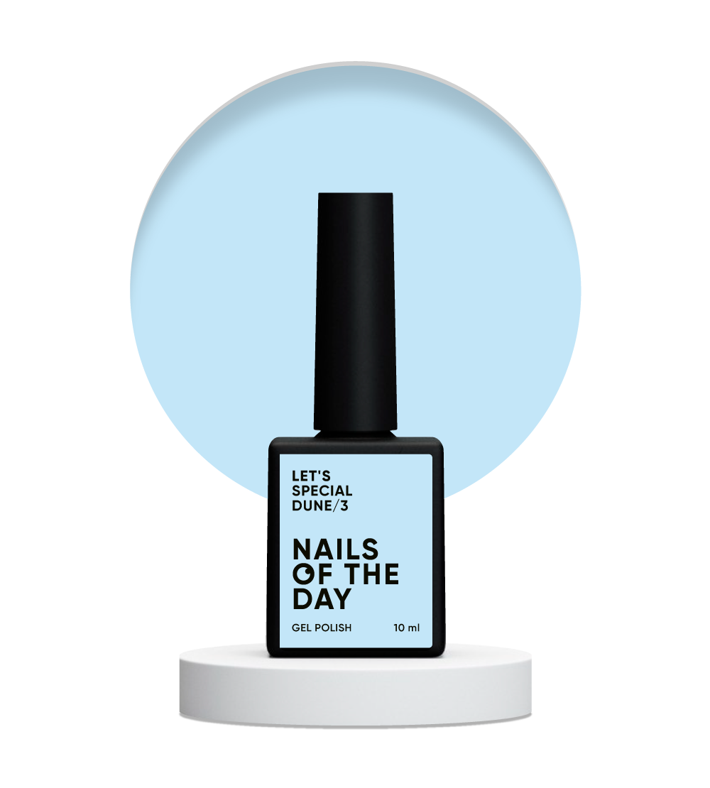 NAILSOFTHEDAY Let's special Dune/3 - eye color/dusty desert sky gel nail polish covering one layer, 10 ml