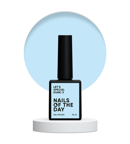 NAILSOFTHEDAY Let's special Dune/3 - eye color/dusty desert sky gel nail polish covering one layer, 10 ml