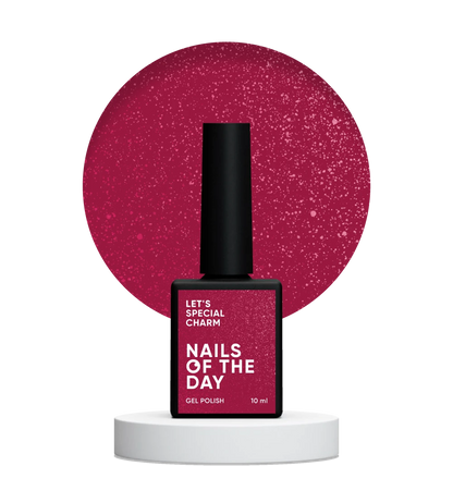 NAILSOFTHEDAY Let’s Special Charm — um esmalte em gel de um rosa vibrante com brilho suave, que oferece cobertura total em apenas uma camada, 10 ml.