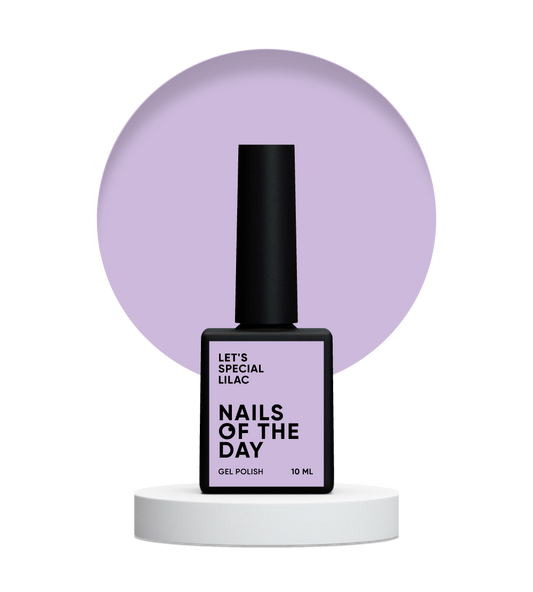 NAILSOFTHEDAY Let's special Lilac — special lilac/lilac gel nail polish overlapping in one layer, 10 ml